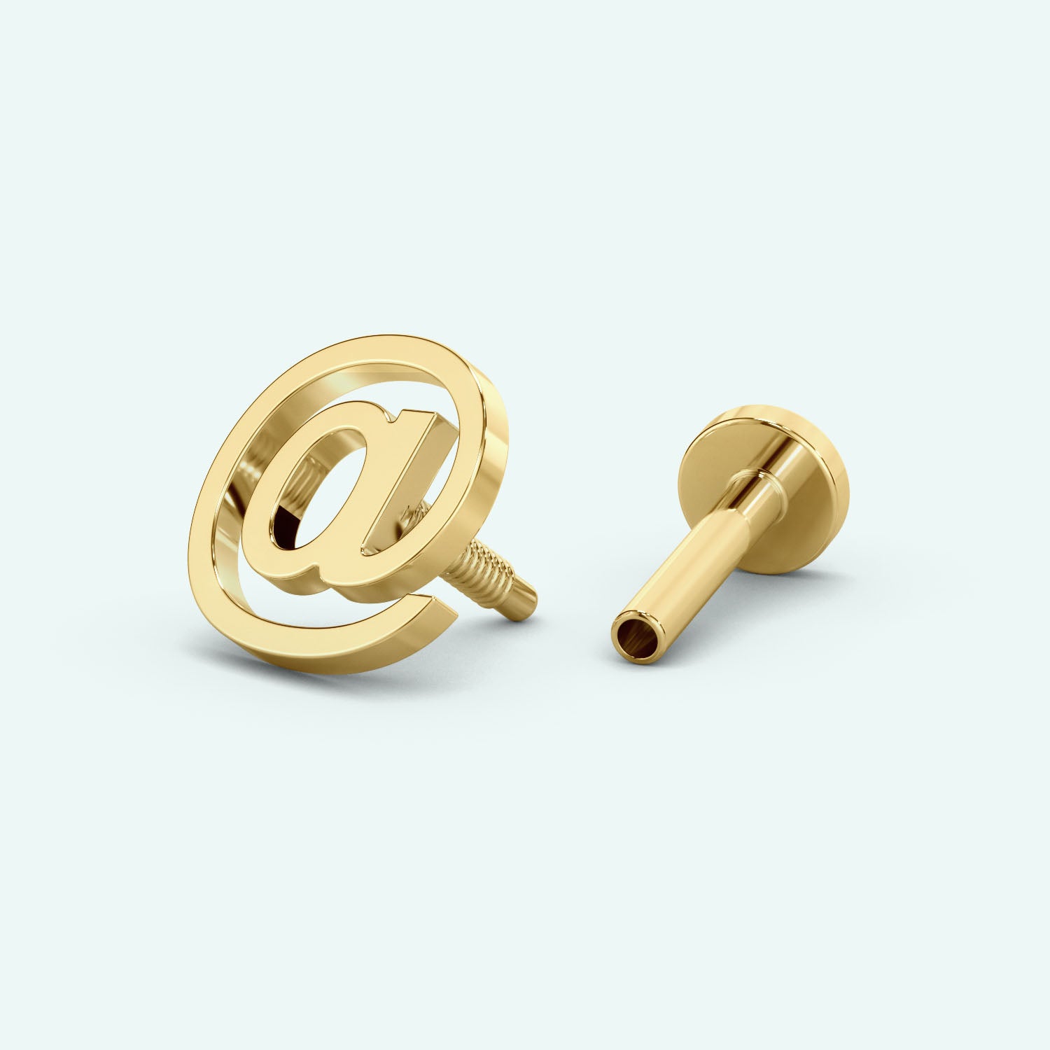 @ Flat Back Earring