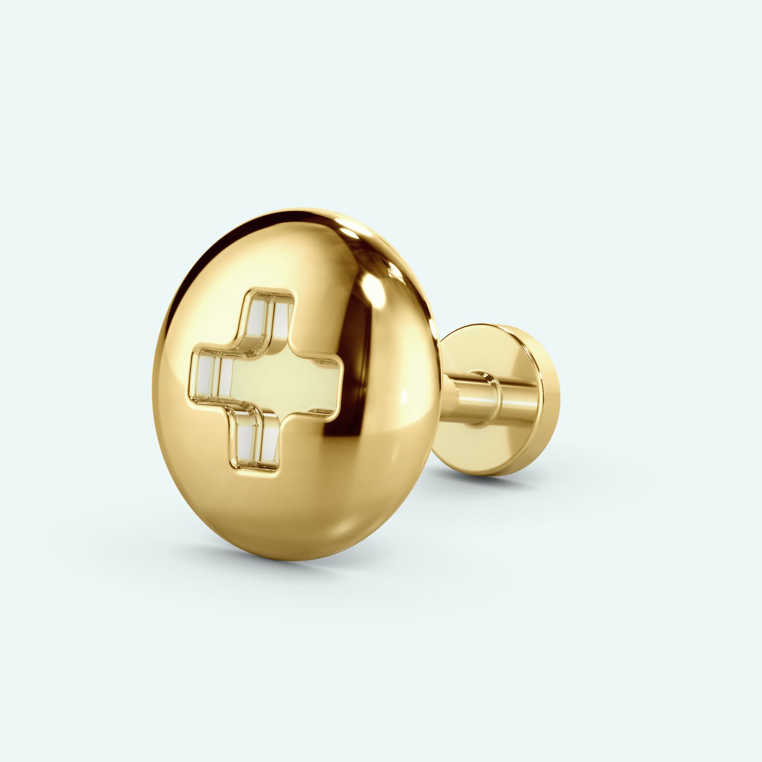 Screw Flat Back Earring