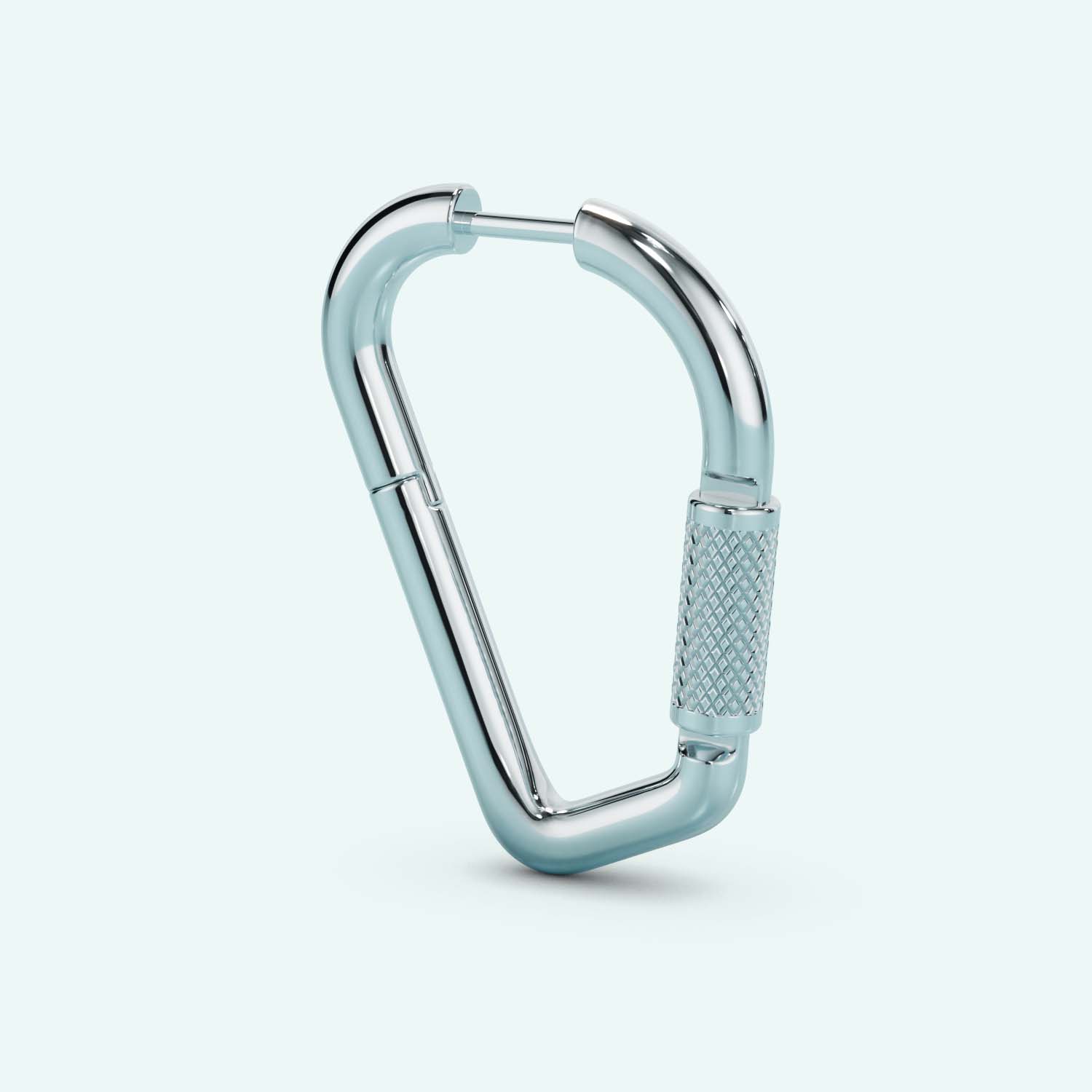 Mini Carabiner Earring