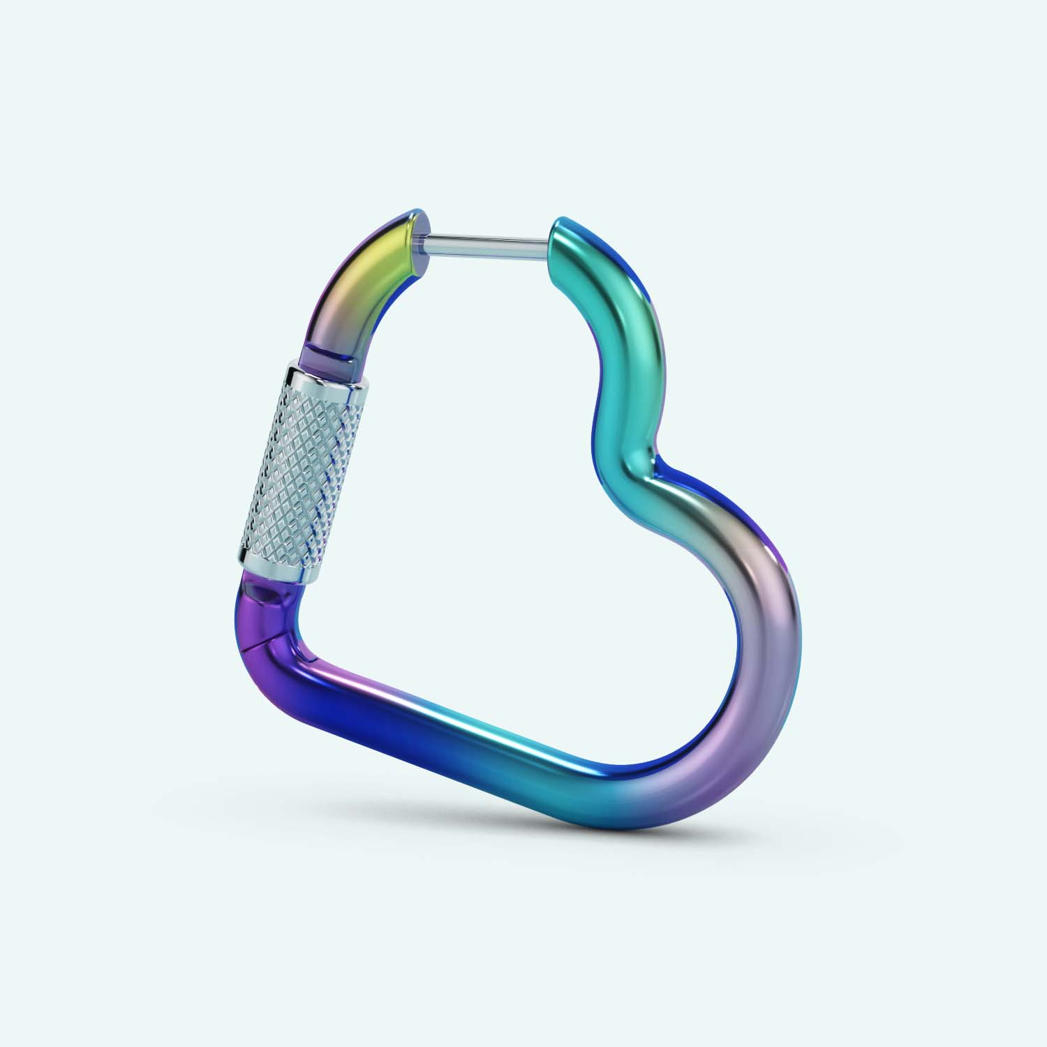 Heart Carabiner Earring