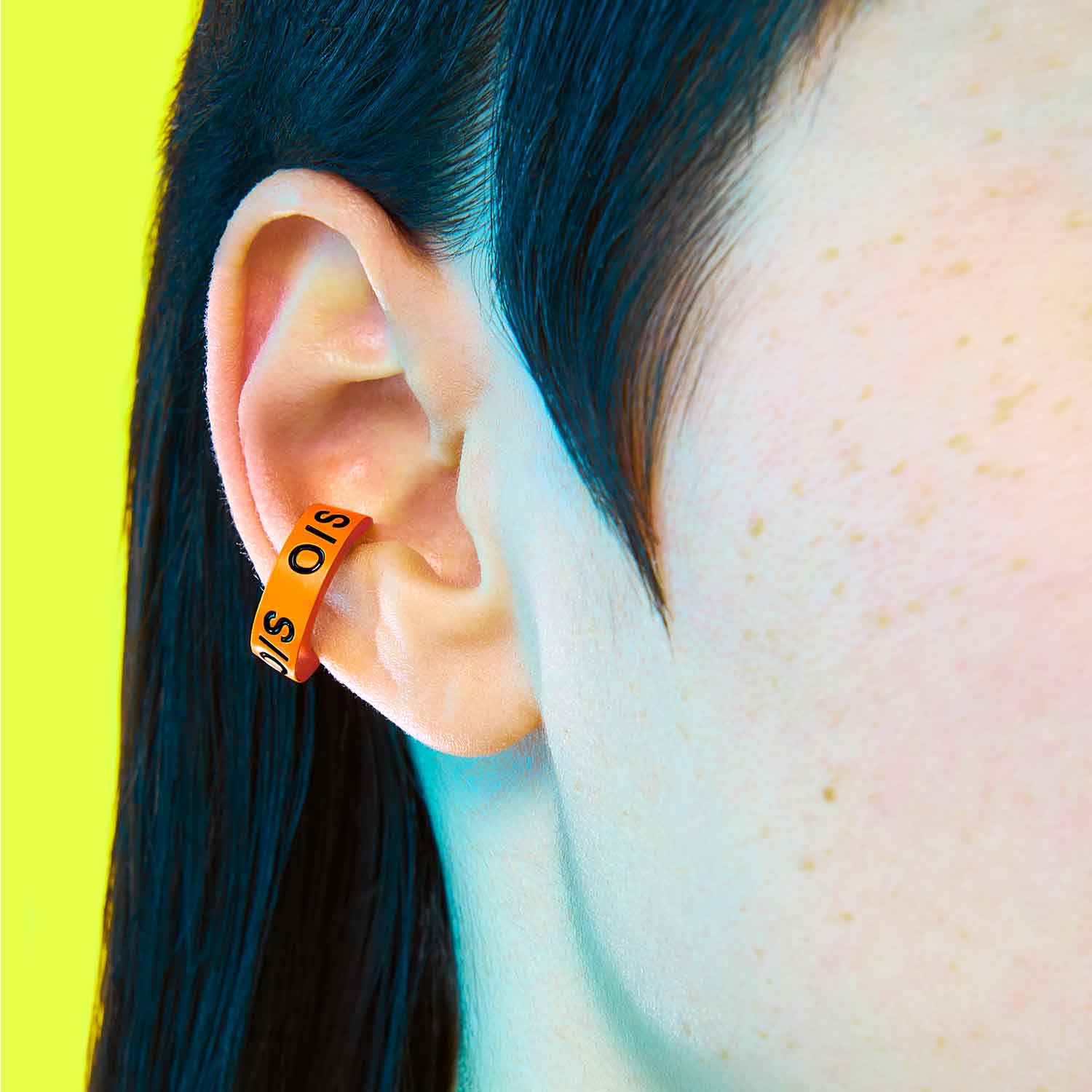 Size Ear Cuff - Orange - O/S