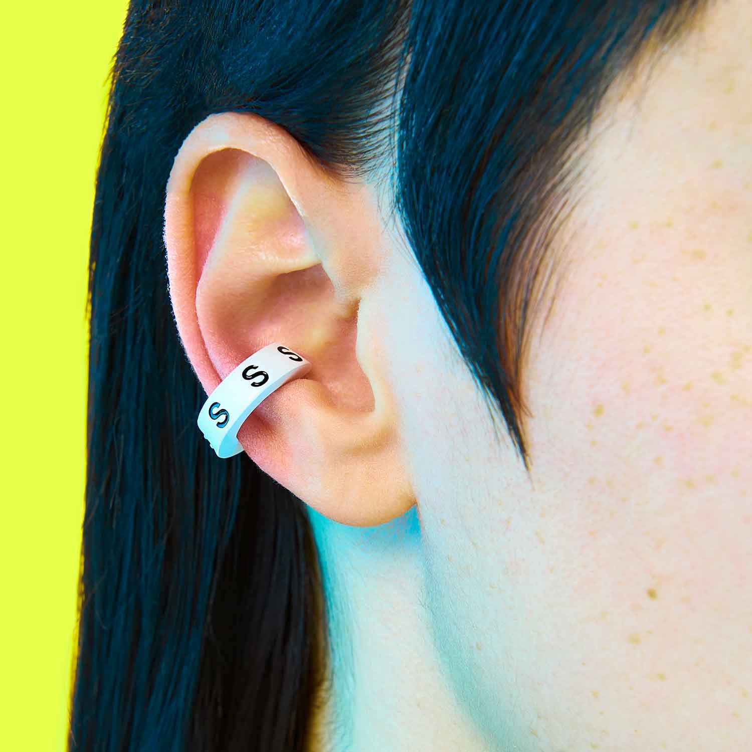 Size Ear Cuff - White / S