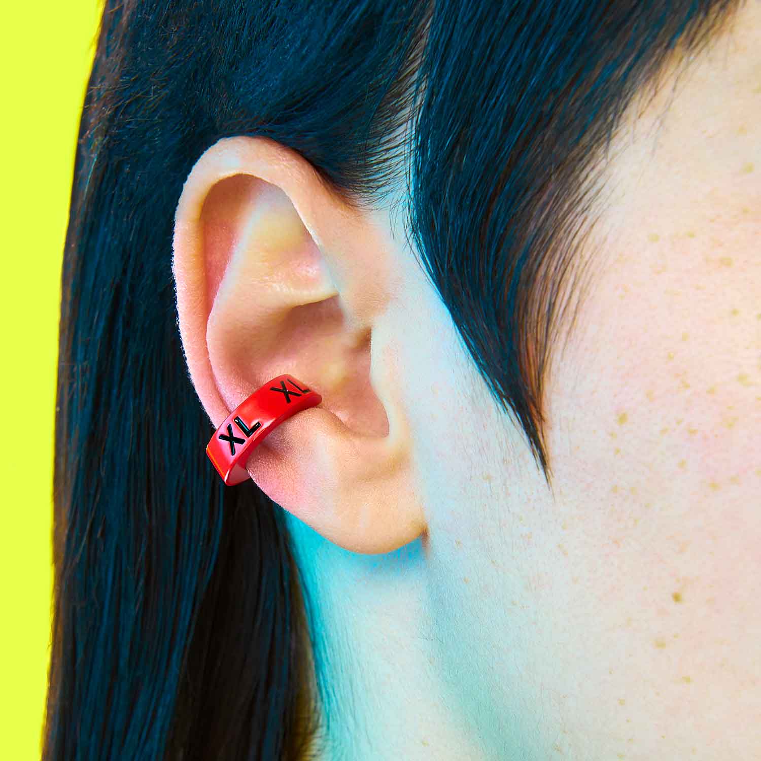 Size Ear Cuff - Red / XL