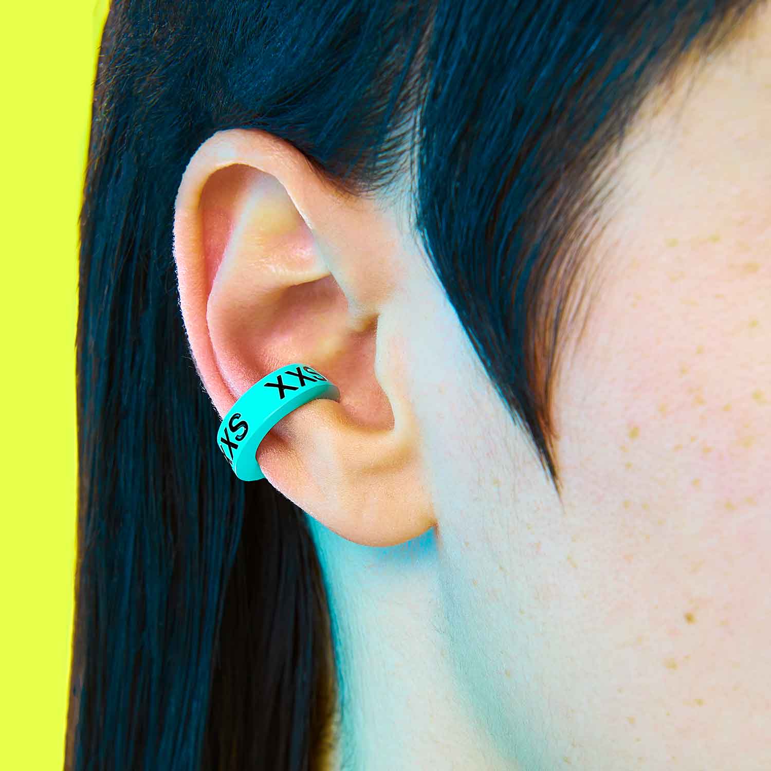 [COLD FRAME] ☆ / FLORES EAR CUFF KIKICHIC | NYC | CZ Diamond Floral Leaf Edgy Hook Pin Ear