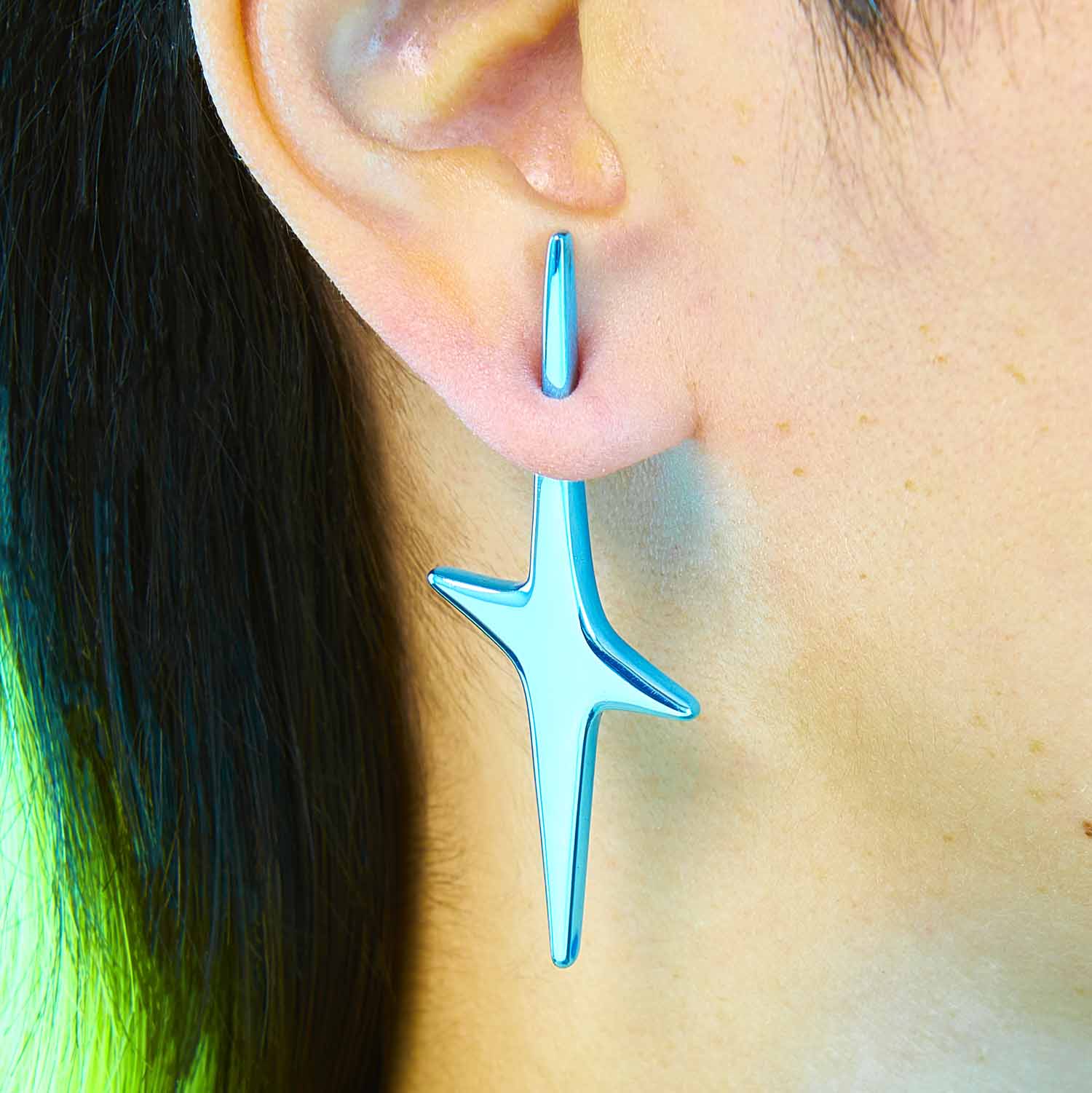 Pierced Star Earring
