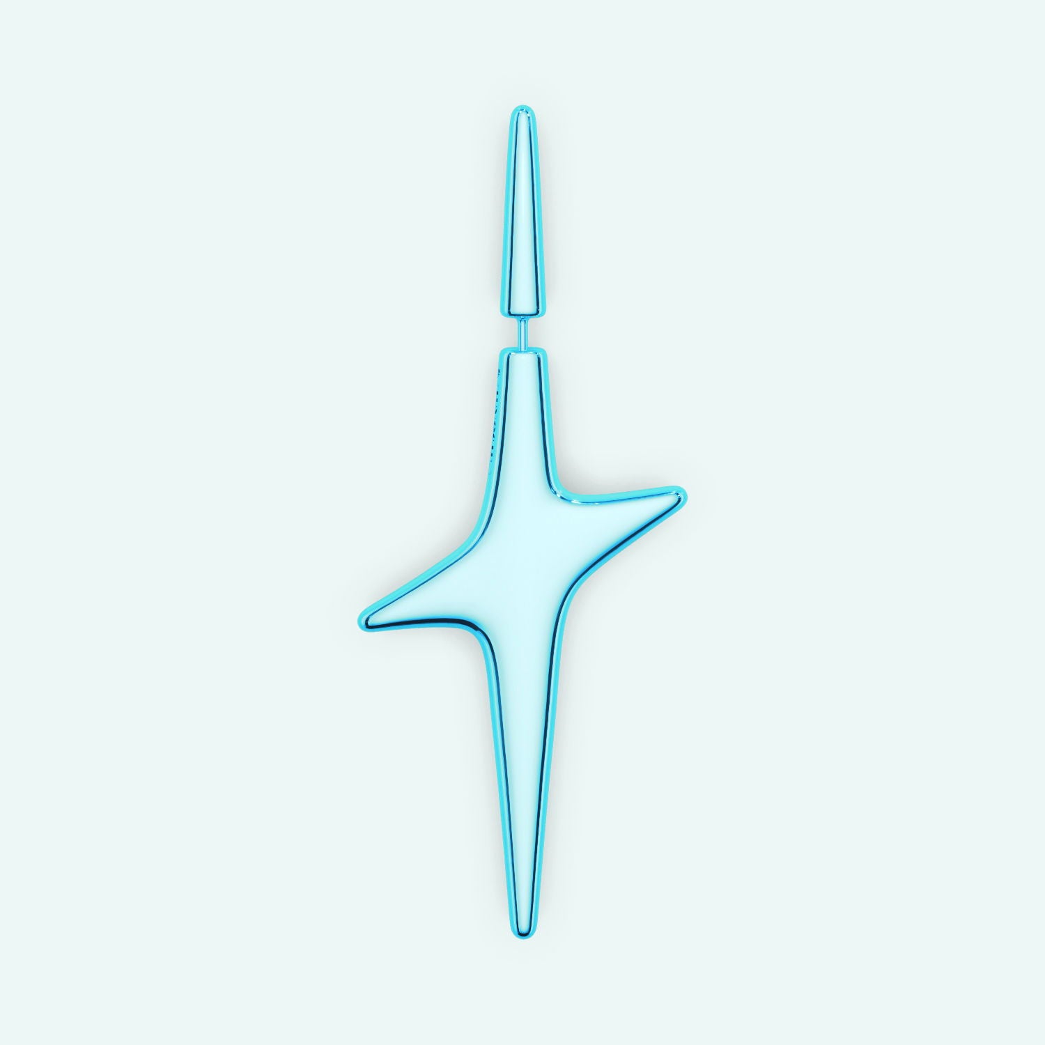 Pierced Star Earring