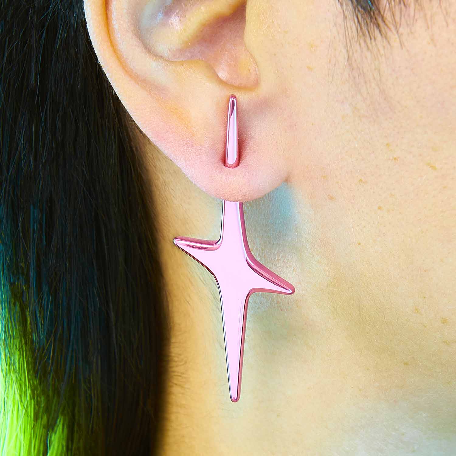 Pierced Star Earring