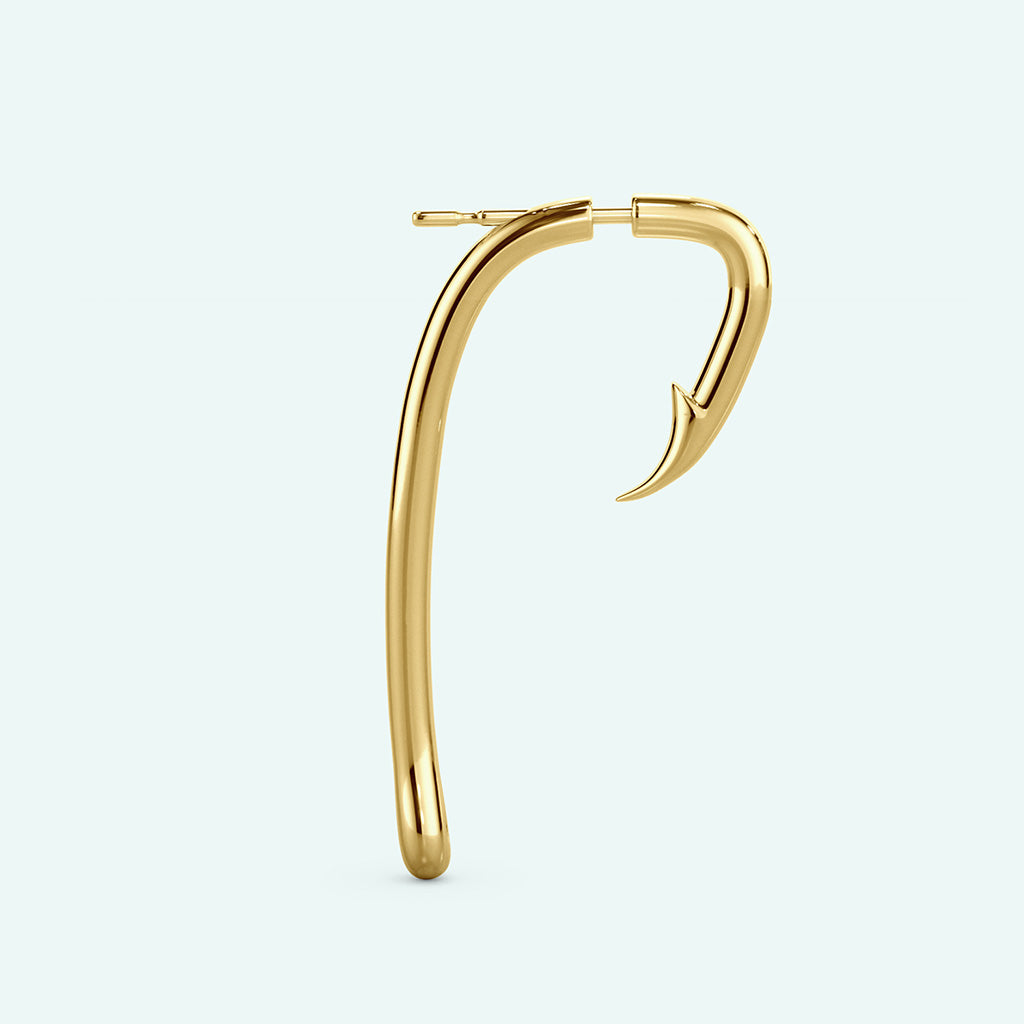 Gold Filled Twist Fish Hook Earrings - Mima's Of Warwick, LLC