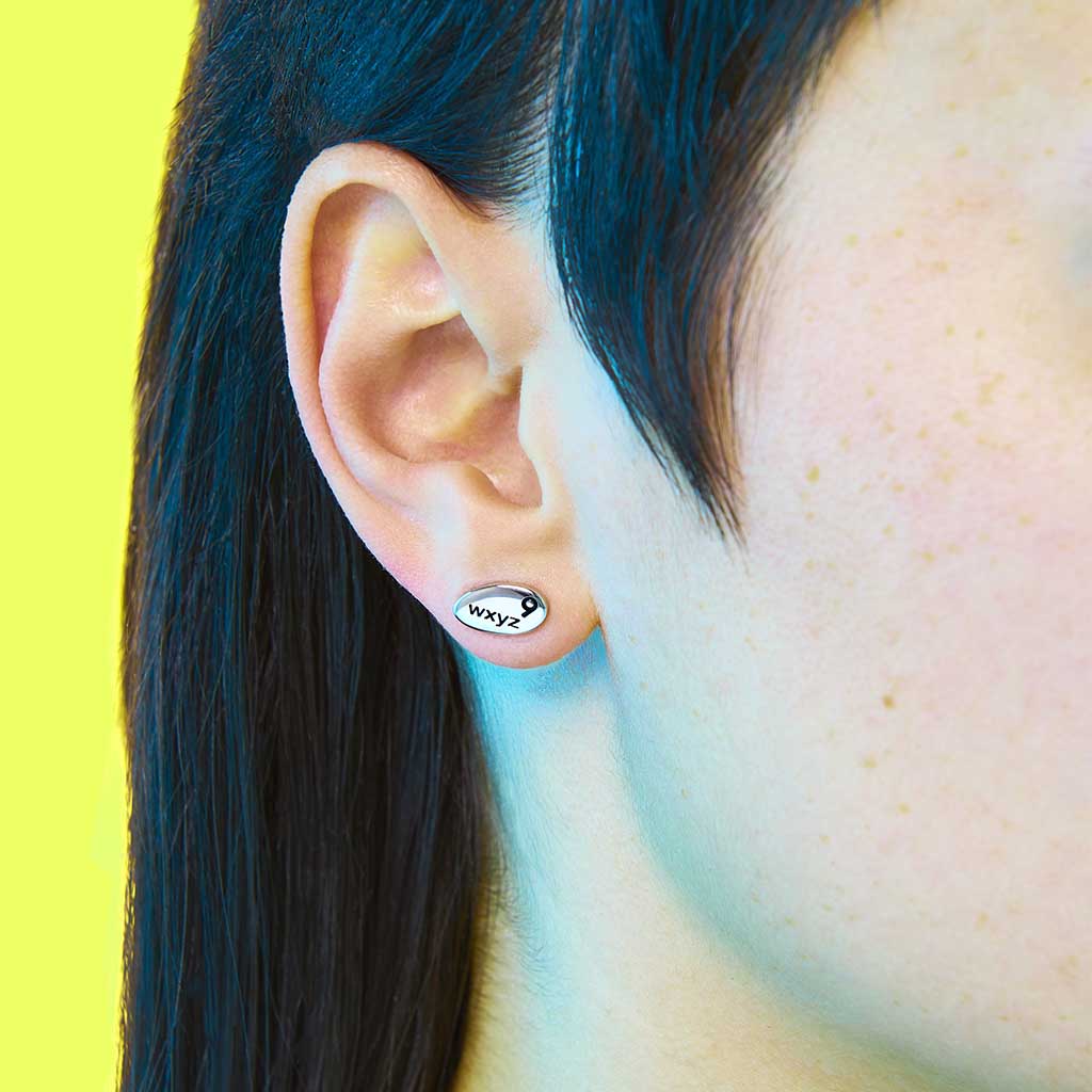 T9 Stud Earring - 9