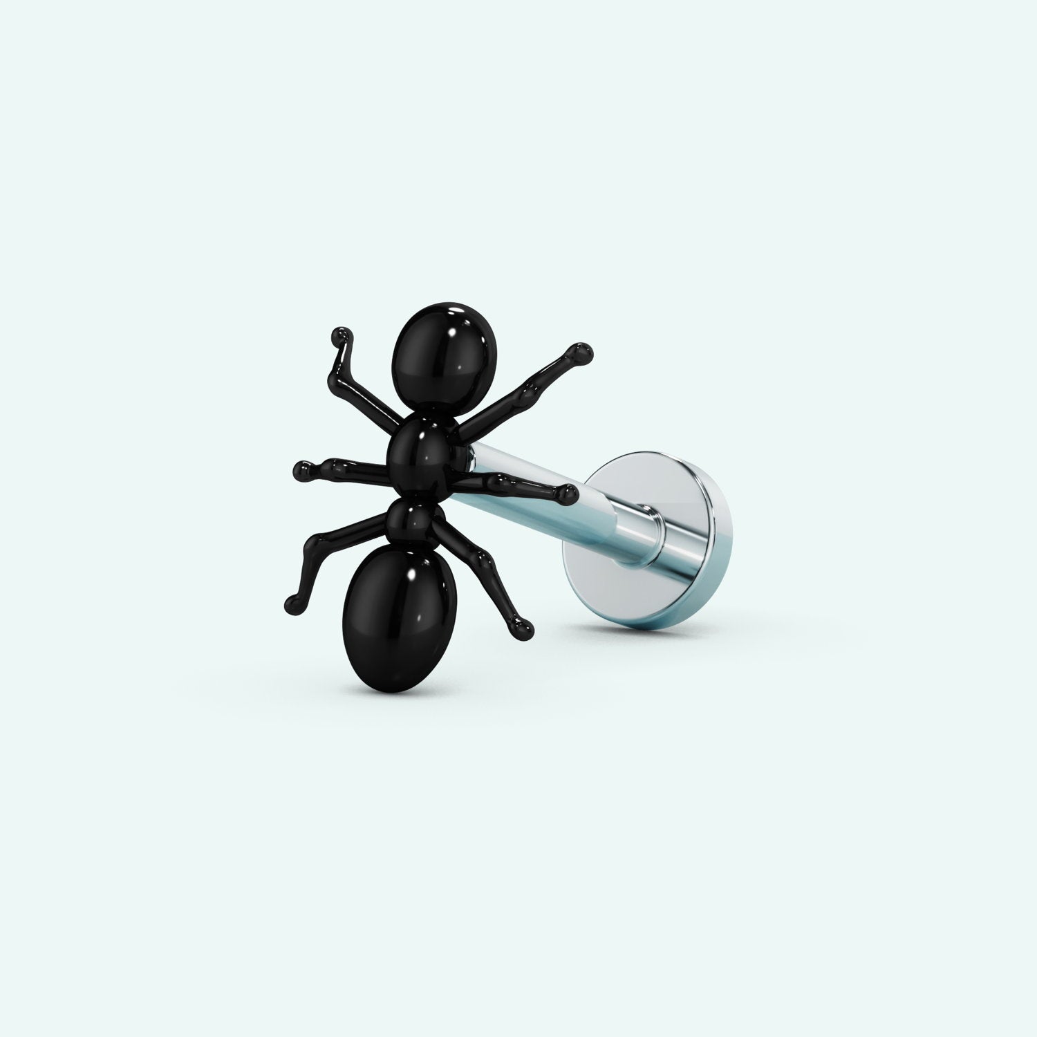 Ant Flat Back Earring