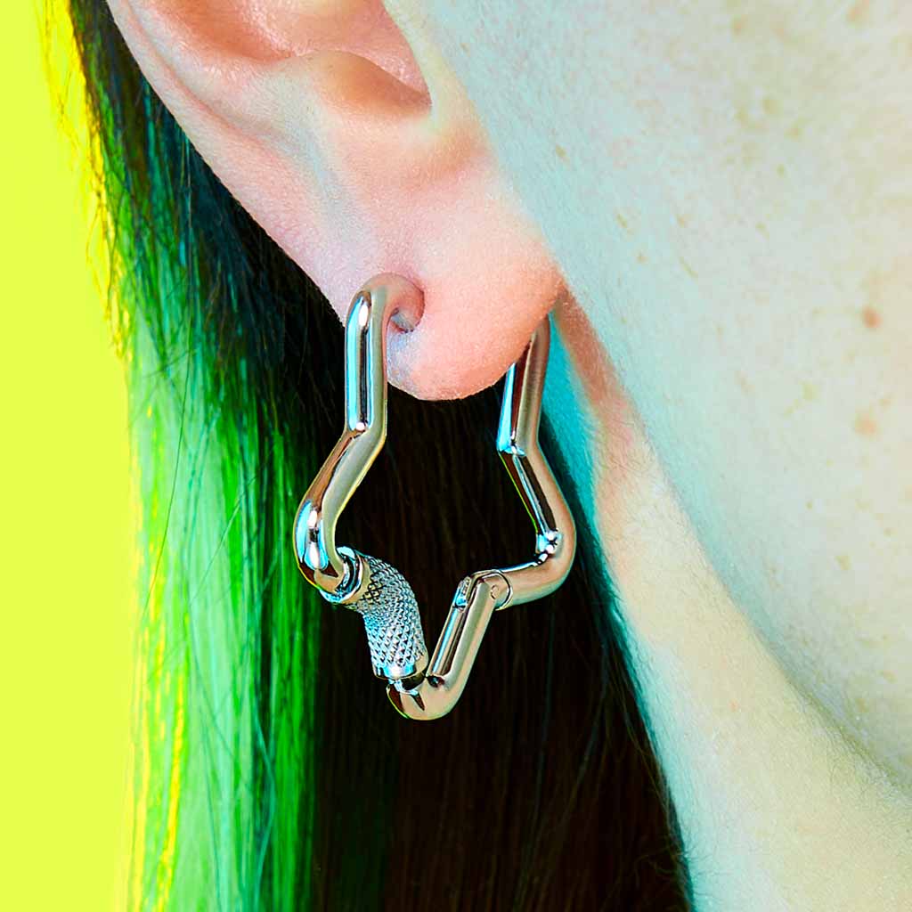 Star Carabiner Earring