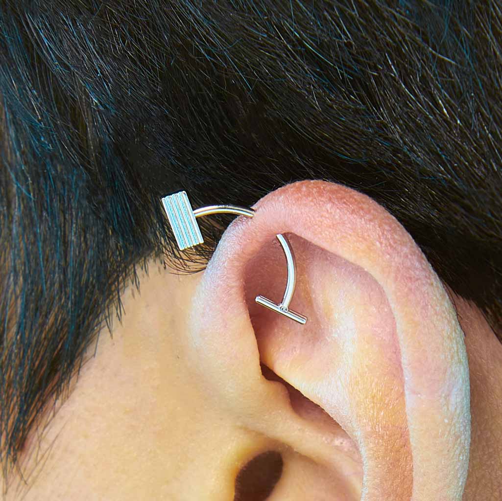 T-Tag Earring