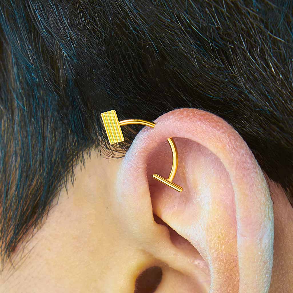 T-Tag Earring