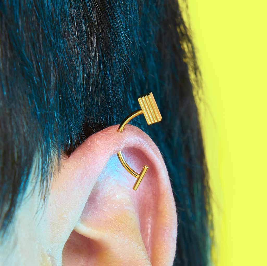 T-Tag Earring