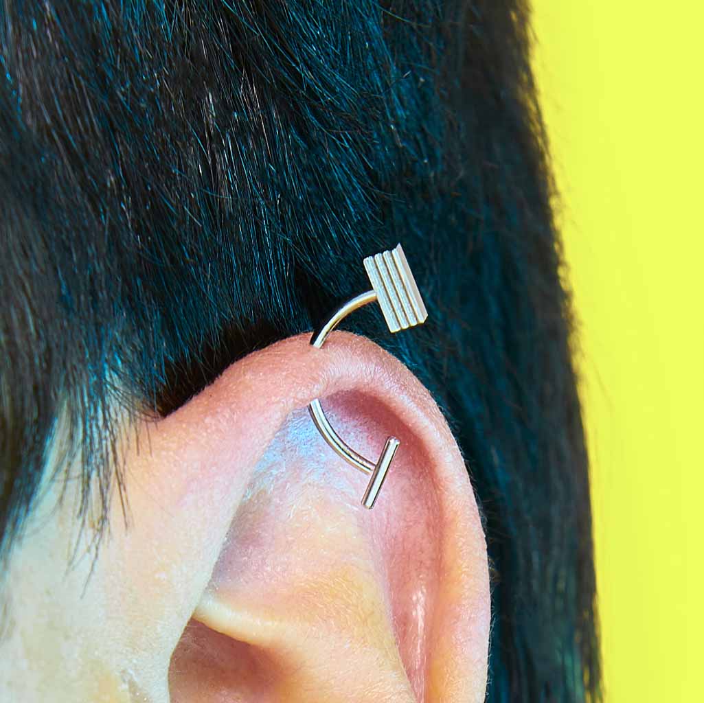 T-Tag Earring