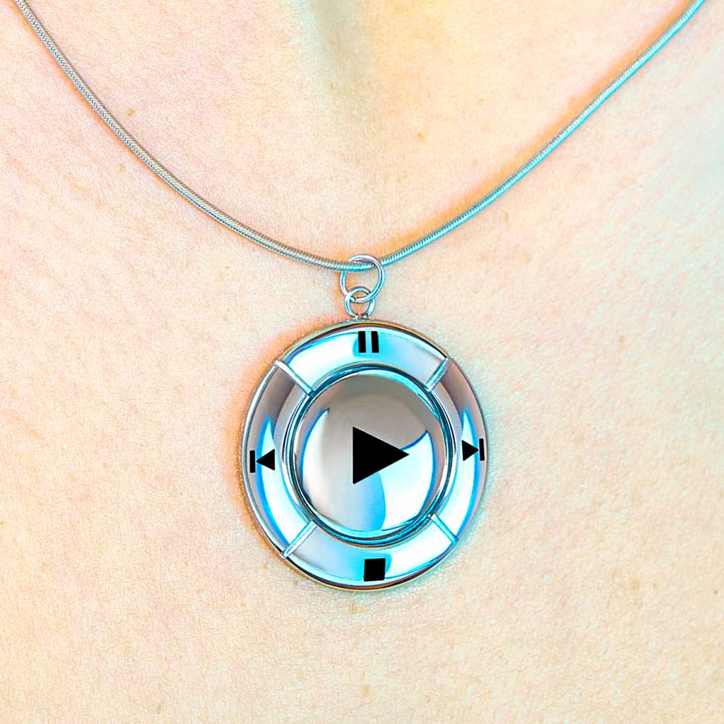 Press Play Pendant