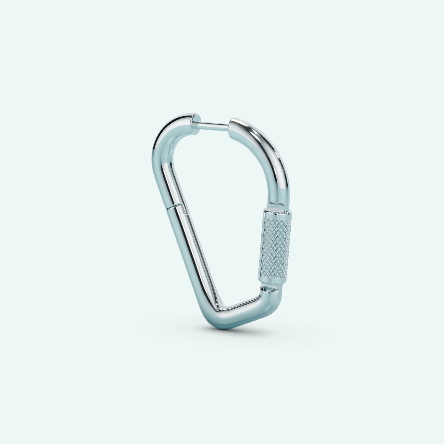 Mini Carabiner Earring