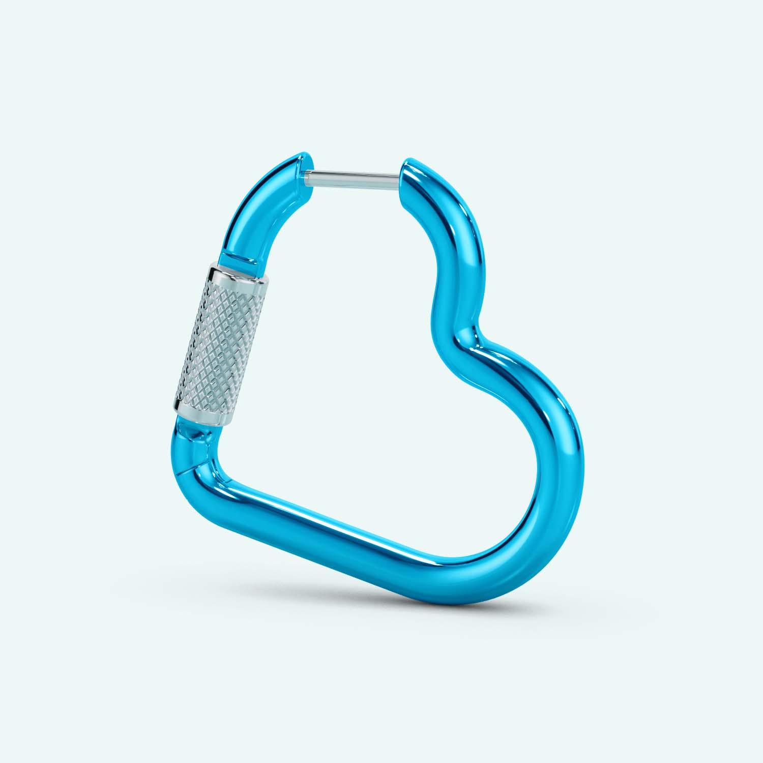 Heart Carabiner Earring