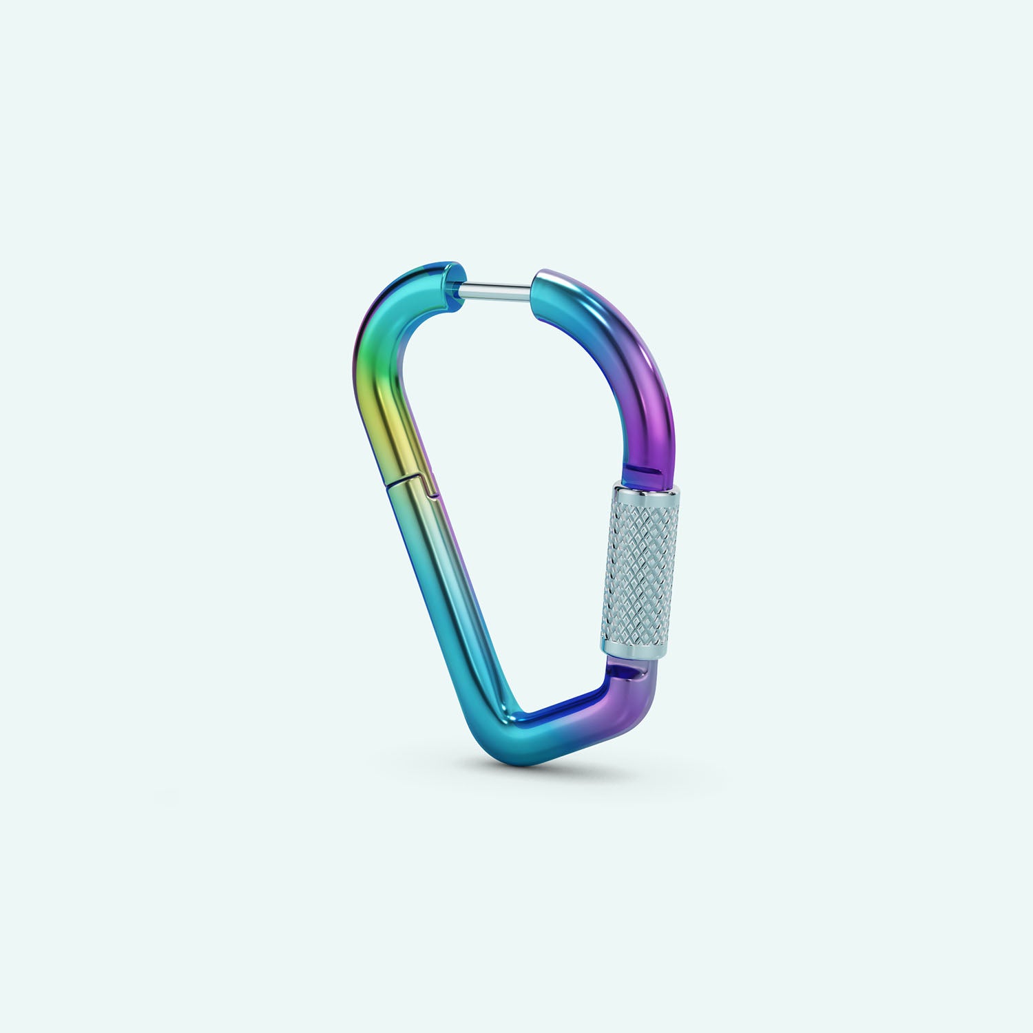 Mini Carabiner Earring