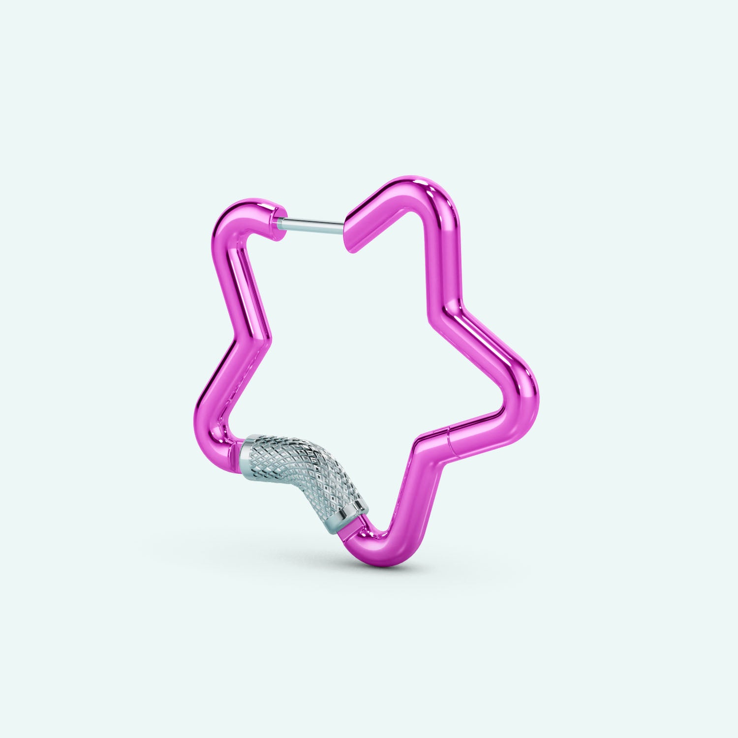 Mini Star Carabiner Earring