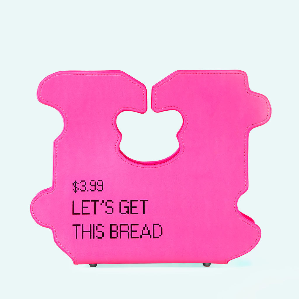 Pumpernickel Pink Bread Tag Bag