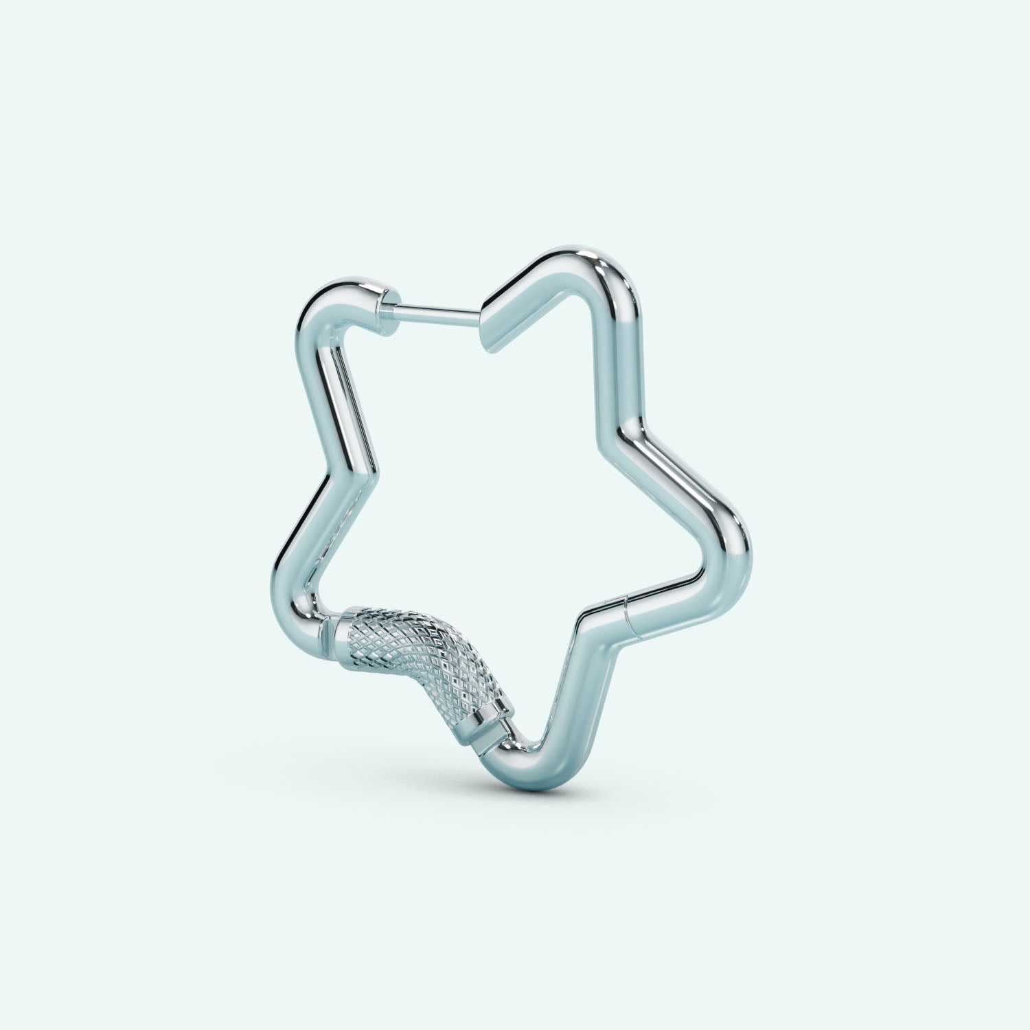 Mini Star Carabiner Earring