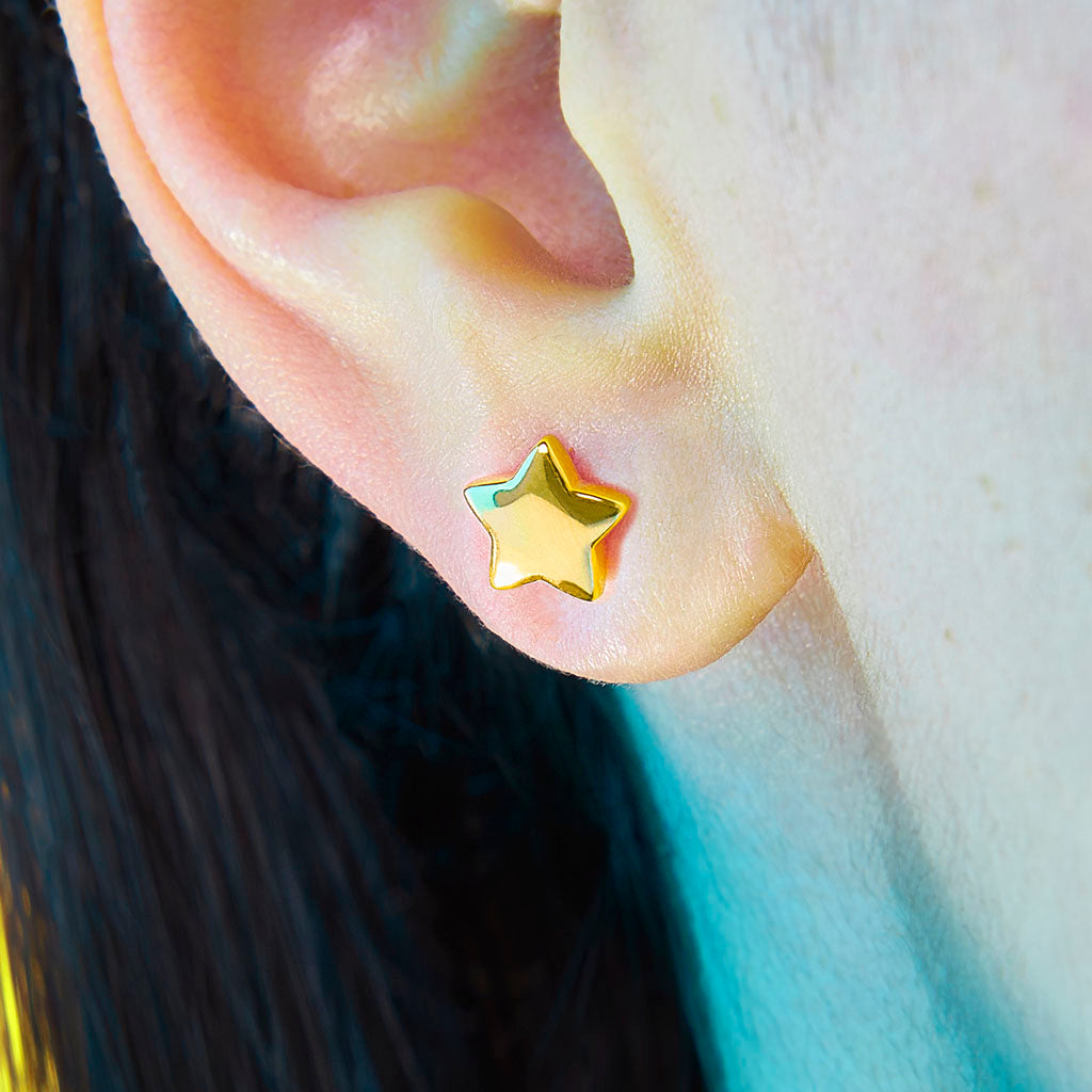 Studio Cult Gold Flame shops Earrings